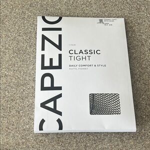 Capezio Black Matte Fishnet Tights